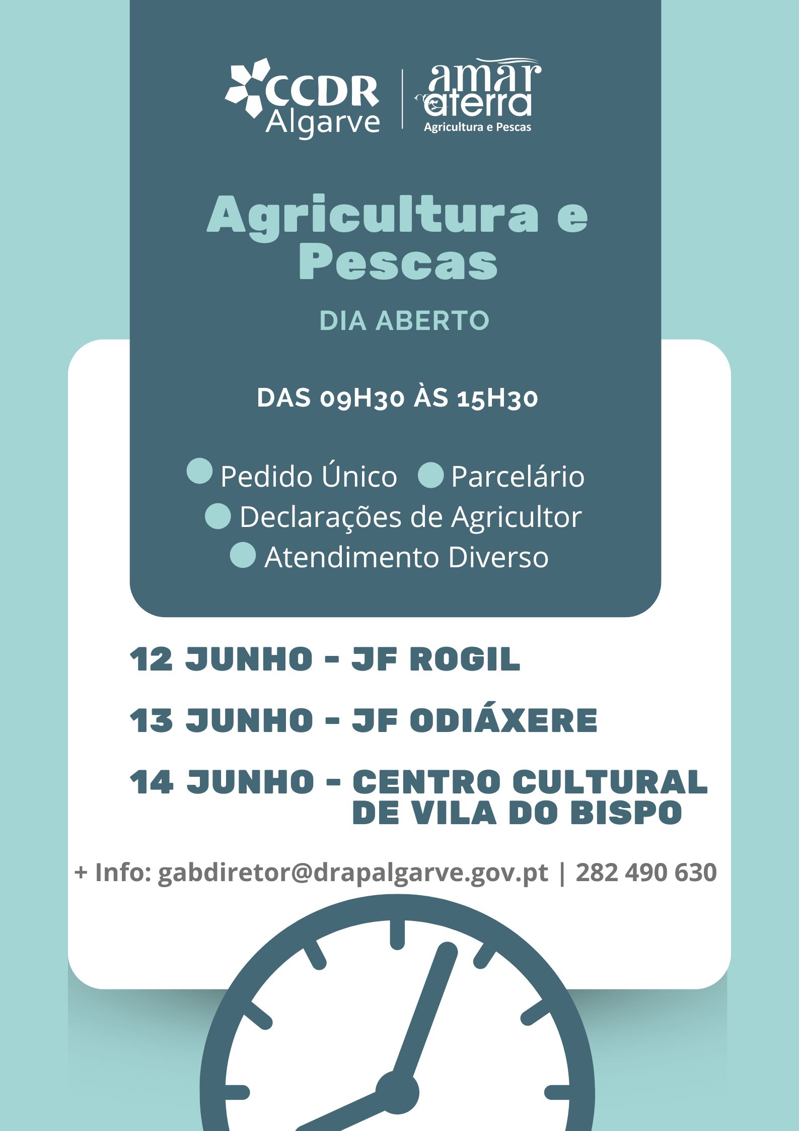 Dia Aberto de Atendimento CCDR Alg. Agricultura e Pescas