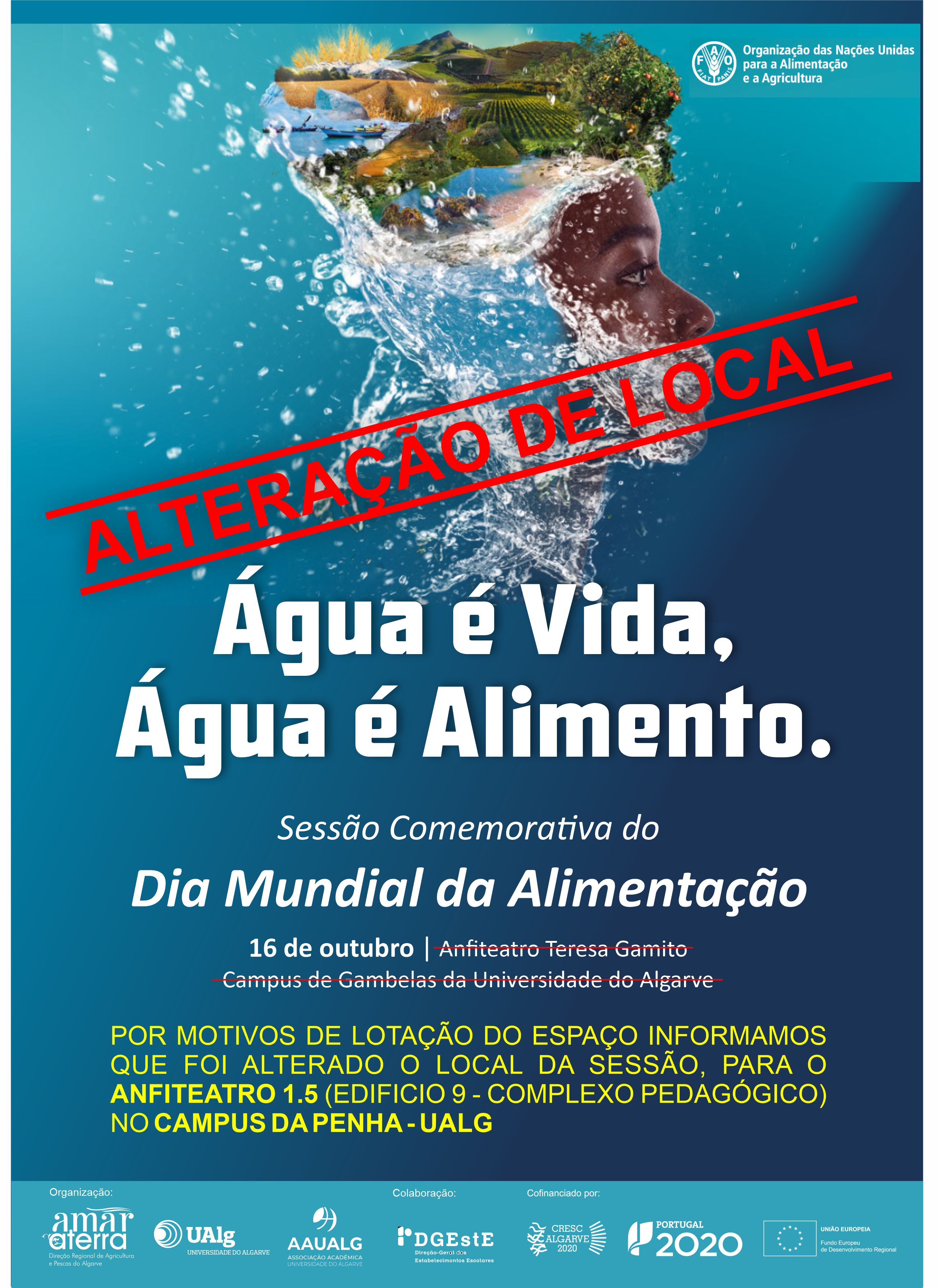 cartaz alteracao local